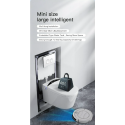 Hanging toilet with bidet function TECE (10 in 1) SET1 Rimless with seat and lid included with a concealed frame and button