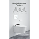 Rippuv WC koos bidetifunktsiooniga TECE (10 in 1) SET1 Rimless koos istekoha ja kaanega komplektis koos peidetud raamiga ja nupu