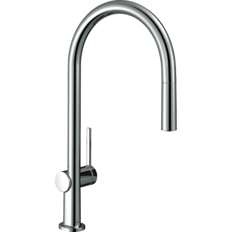 Кухонный смеситель с выдвижным шлангом HANSGROHE Talis M54 210 1jet, 72802000