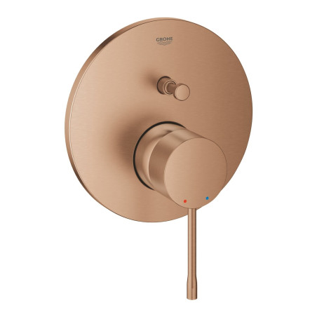 GROHE Essence built-in bath-shower mixer with 2 outlets, brushed warm sunset, 24167DL1