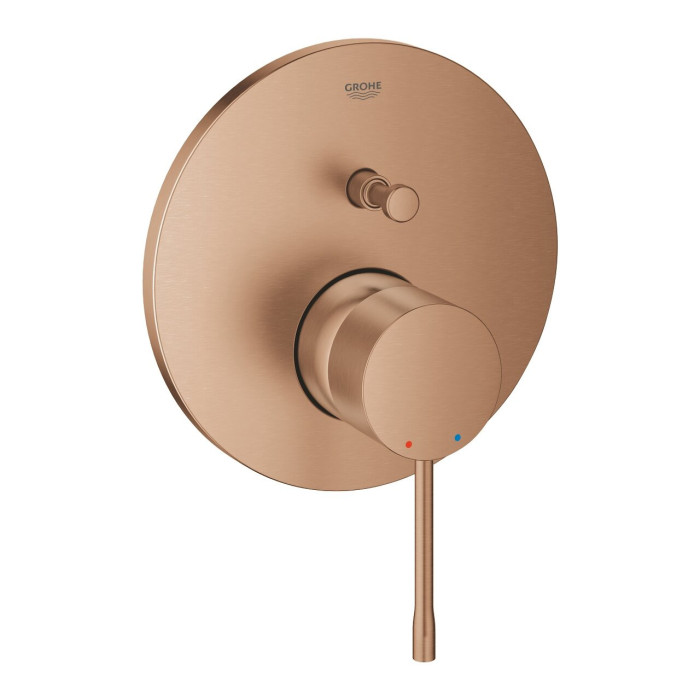 GROHE Essence built-in bath-shower mixer with 2 outlets, brushed warm sunset, 24167DL1