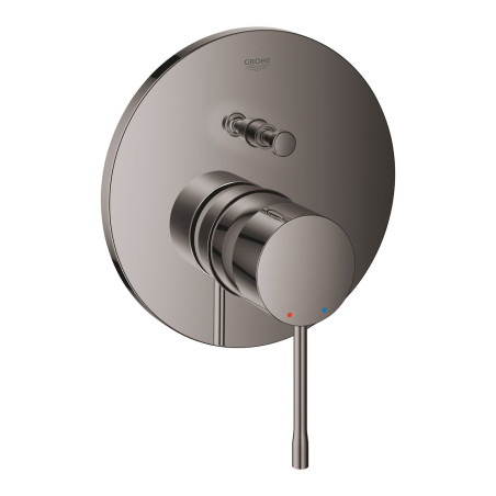 Встраиваемый смеситель для ванны-душа GROHE Essence 2 выхода, жесткий графит, 24167A01