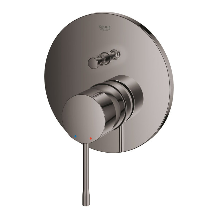 Встраиваемый смеситель для ванны-душа GROHE Essence 2 выхода, жесткий графит, 24167A01