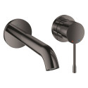 Встраиваемый смеситель для раковины GROHE Essence 183 мм, жесткий графит, 29192A01