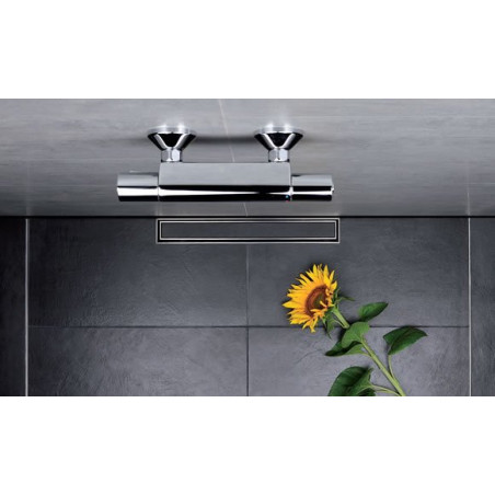 Shower channel sets HL Primus line with adhesive tile