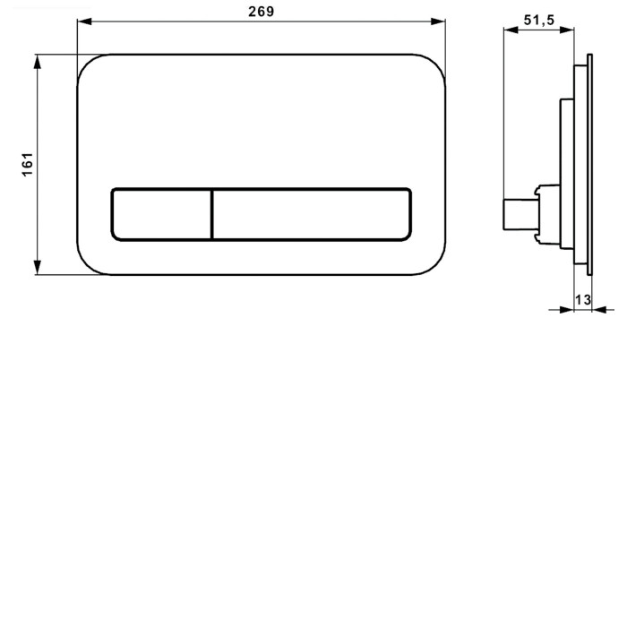 Veepuhastusplaat VILLEROY & BOCH 200G klaasiga, 922400RB