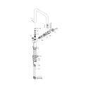 Köögi (kraanikausi) segisti HANSGROHE Talis M54, 72806000