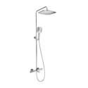 The RAVAK Termo 300 shower stand with a thermostatic bath mixer is the shower set X070163.