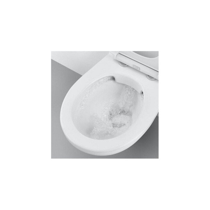 GROHE Bau Ceramic Rimless toilet with soft-closing seat, 39496000