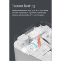 Hanging toilet with bidet function Rimless with seat and cover 800