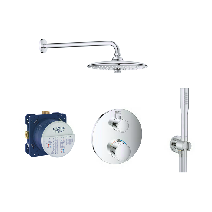 Built-in thermostat shower set GROHE Grohtherm SmartControl SET1
