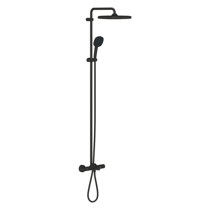 Thermostatic shower system with spout for bathtub GROHE Vitalio Comfort 250, 269842431