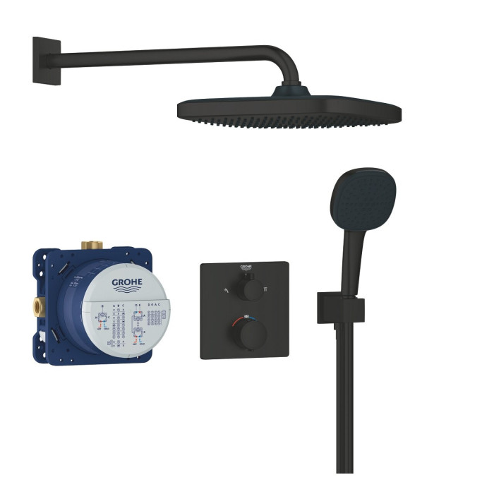 GROHE Precision built-in thermostatic shower set, 348822430