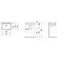 Laualuse paigaldatav valamu LAUFEN Living City, H8124300001091