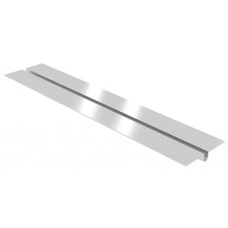Aluminum plate with one groove MEPAfloor 20 mm (180-1000) / 0.40 mm