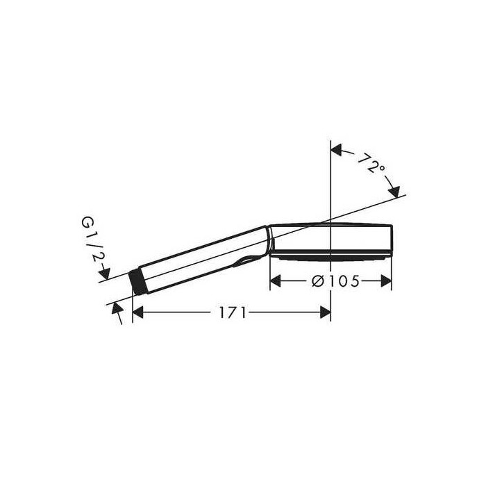 Душевая насадка HANSGROHE Pulsify Select S 3jet, 24111140