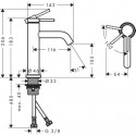 Kätevanni segisti HANSGROHE Tecturis S 110 CoolStart, 73312140