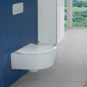 Подвесной унитаз VILLEROY & BOCH Avento DirectFlush с крышкой с мягким закрыванием, покрытие Ceramic Plus, 5656RSR1