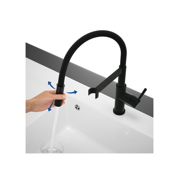 Кухонный смеситель VILLEROY & BOCH Steel Expert Compact, 92730006