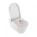 Rippuv üksus bidetifunktsiooniga DURAVIT SensoWash D-Neo Compact pehme sulgemise kaanega