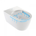 Hanging unit with bidet function DURAVIT SensoWash D-Neo Compact with soft-closing lid