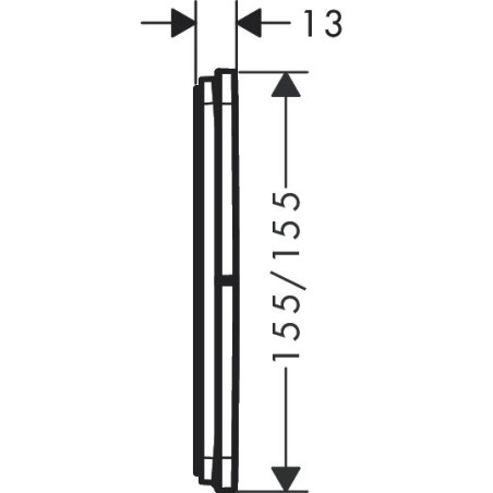 Potinkinis termostaatiline veesegisti HANSGROHE ShowerSelect Comfort E 1 funktsioon, 15574140