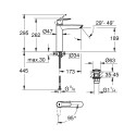 Смеситель для раковины с донным клапаном GROHE QuickFix Start XL, 241652433