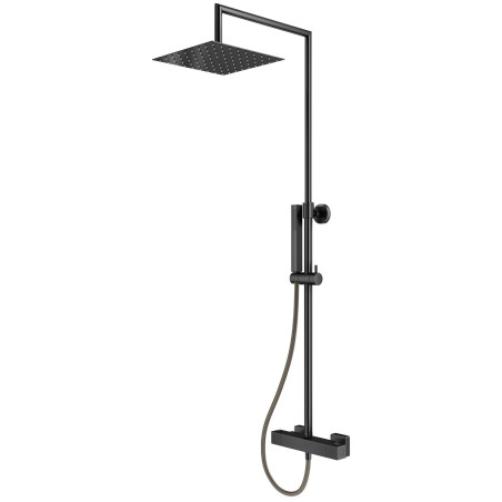 Thermostatic shower system with handheld shower MARINER WLS5301, gun metal