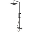 Thermostatic shower system with handheld shower MARINER WLS5301, gun metal