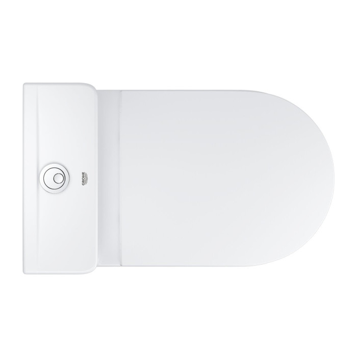 Paigaldatav WC-pott GROHE Bau Ceramic pehme sulgemise kaanega, külgühendus