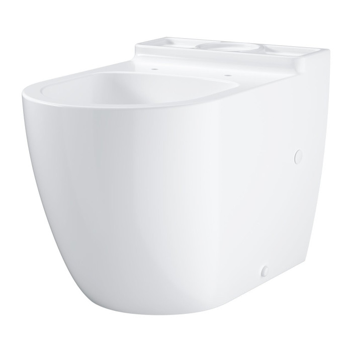 GROHE Bau Ceramic toilet with soft-closing seat, bottom connection