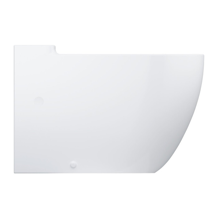GROHE Bau Ceramic toilet with soft-closing seat, bottom connection