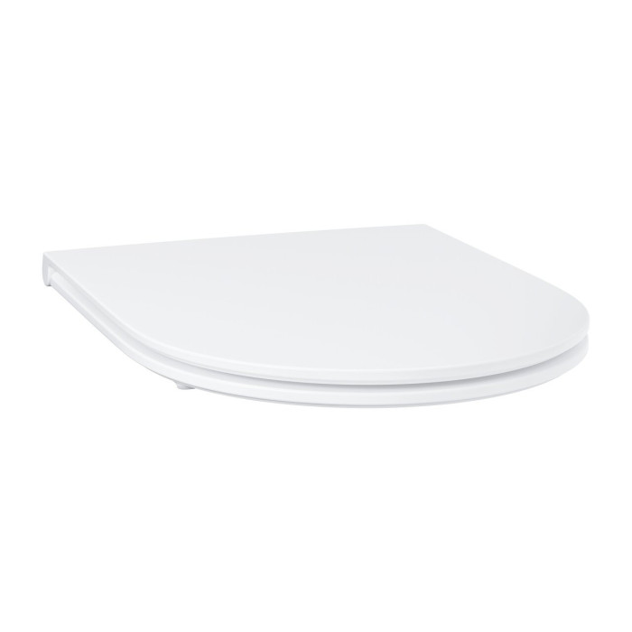 GROHE Bau Ceramic toilet with soft-closing seat, bottom connection