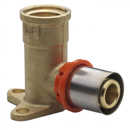 Elbow is secured with pressed MP 5760 IVAR 26 (3.0) x 3/4"" H - 57 mm