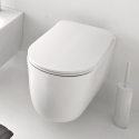 Rippuv WC KERASAN Nolita NoRim pehmendava kaanega, 531401+539101