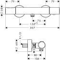Thermostatic mixer AXOR Citterio M, 34635000