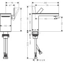AXOR MyEdition 110 basin mixer, 47030000