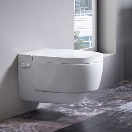 Smart wall-hung toilet with bidet function GEBERIT AquaClean Mera Classic, 146201111