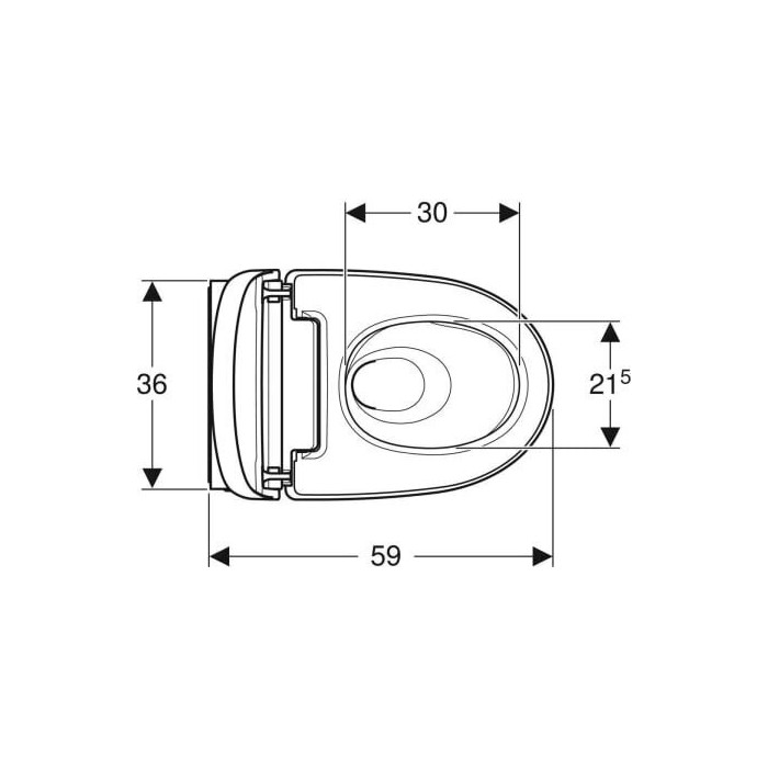 Smart wall-hung toilet with bidet function GEBERIT AquaClean Mera Classic, 146201111