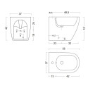 Rippuv bidé NIC Design Pin, 001706