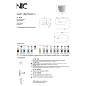 Подвесной биде NIC Design Pin, 001706