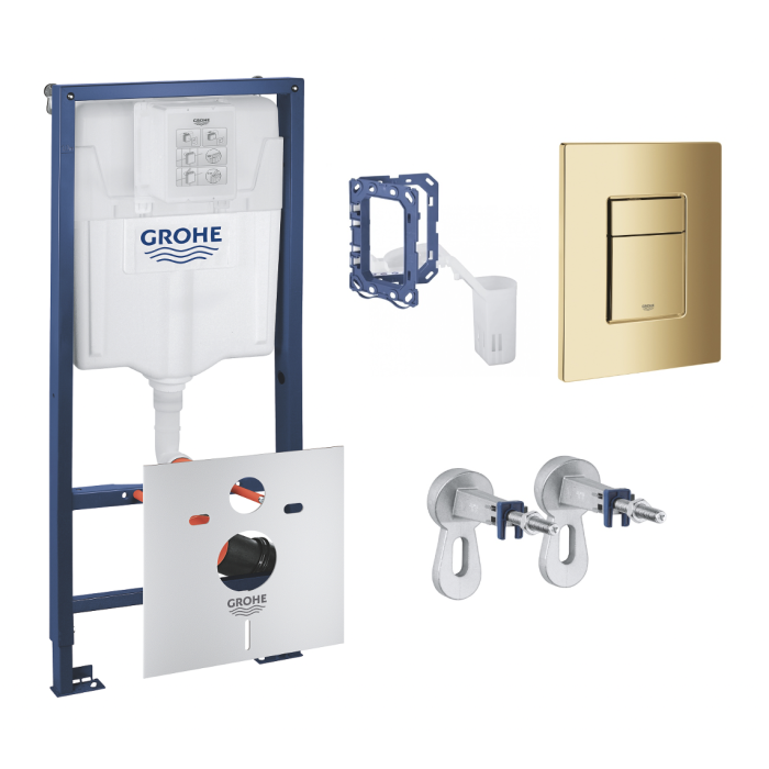 Комплект рамки для инсталляции (WC) GROHE Rapid SL 5 в 1 Skate Cosmopolitan Cool sunrise