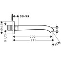 Snapas vannidele HANSGROHE Vivenis, 75410700
