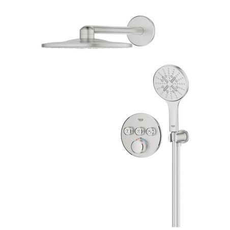 Built-in thermostat for shower sets GROHE Grohtherm SmartControl Rainshower SmartActive 310, 34863DC0