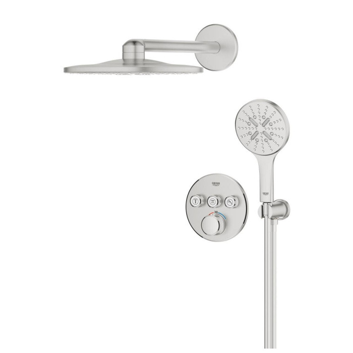 Potikuline termostaat dušikomplektidele GROHE Grohtherm SmartControl Rainshower SmartActive 310, 34863DC0