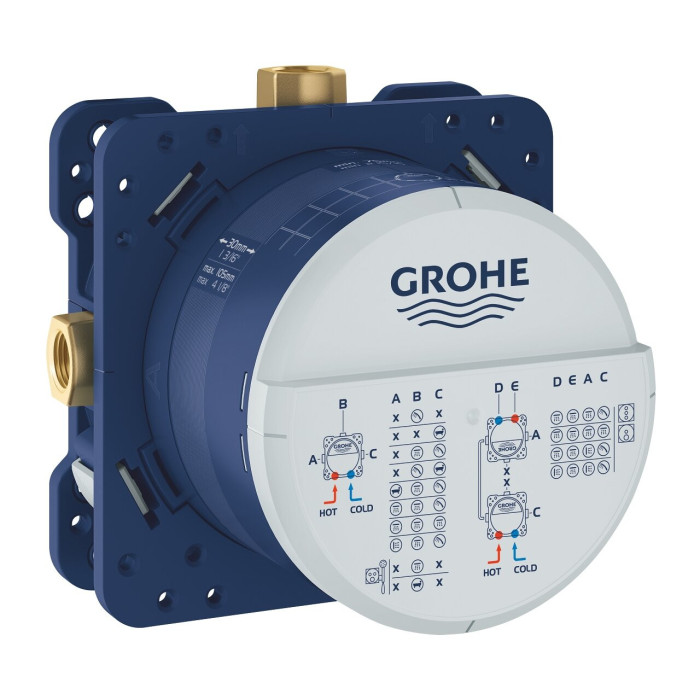 Built-in thermostat for shower sets GROHE Grohtherm SmartControl Rainshower SmartActive 310, 34863DC0