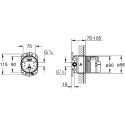 Potikuline termostaat dušikomplektidele GROHE Grohtherm SmartControl Rainshower SmartActive 310, 34863DC0
