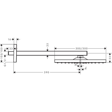 Dušipea HANSGROHE Raindance E 1jet, 26238670