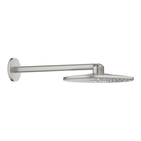 Statsioonaarne dušipea hoidikuga GROHE Rainshower SmartActive 310 mm 2jet, supersteel, 26475DC0