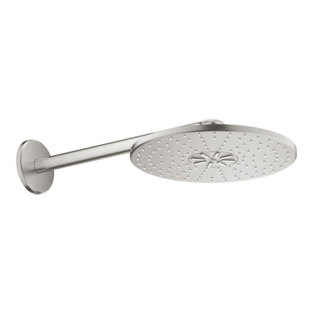 GROHE Rainshower SmartActive 310 mm 2jet stationary shower head with holder, supersteel, 26475DC0